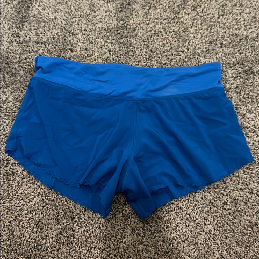 Blue Lululemon shorts